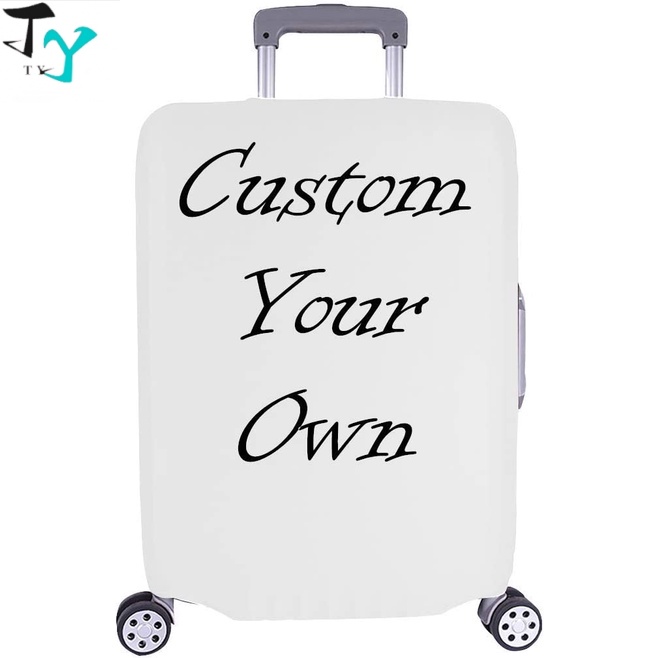 Custom Print Luggage Cover Personalized Suitcase Luggage Cover Funny Customized Photo Face Luggage Cover Shopee Singapore