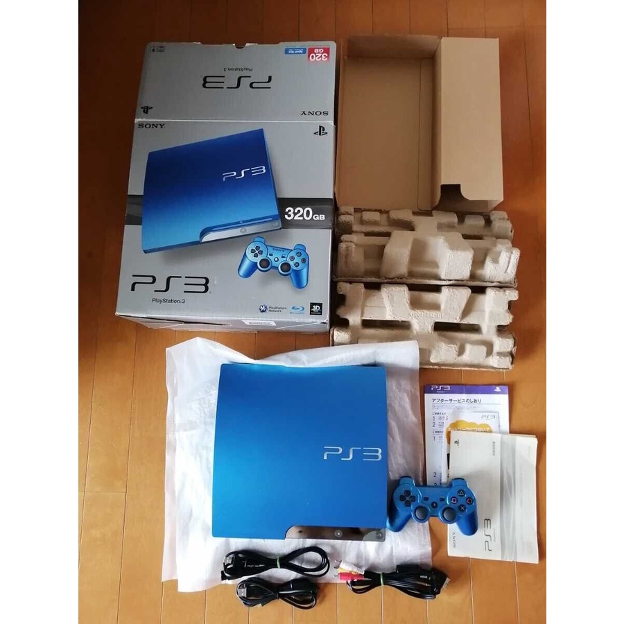 Sony Playstation 3 (PS3) Slim Splash Blue LIMITED EDITION