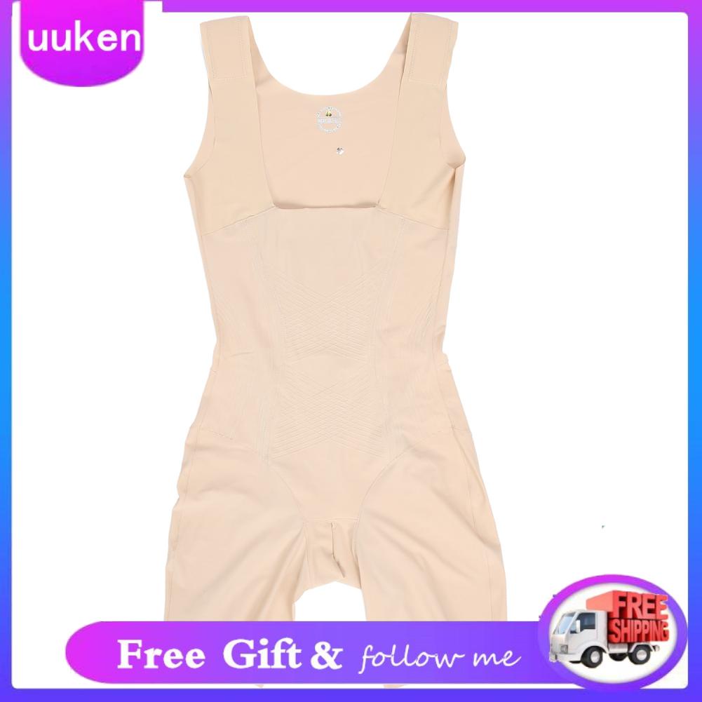 Uukendh Body Shaper One Piece Shapewear Crotch Opening Design Women for