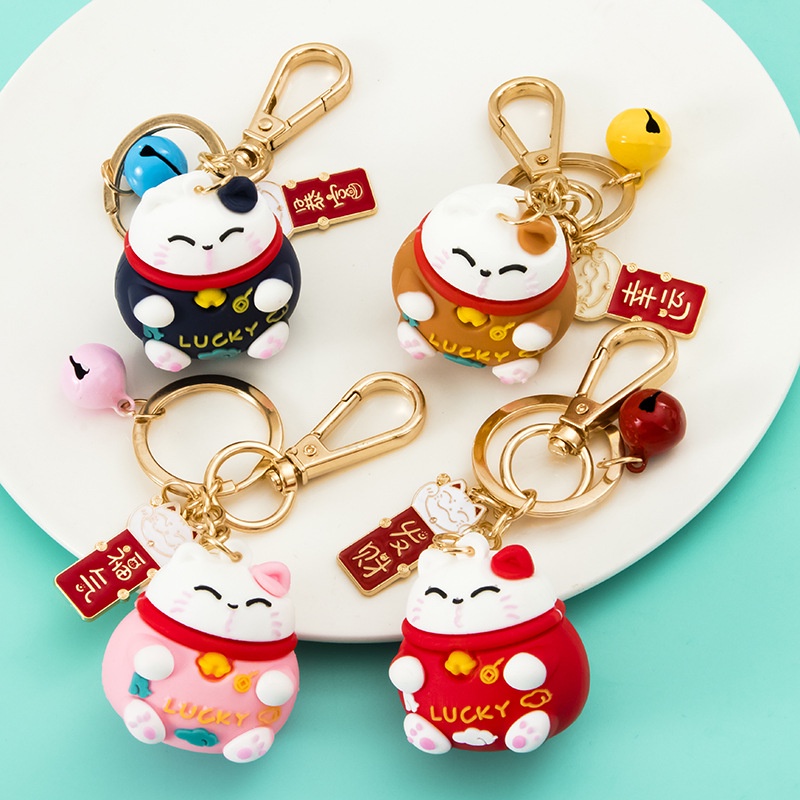 2024 Lucky Cat Keychain Female Cute Couple Car Key Chain Bag Pendant   Sg 11134201 7rbkx Lp69v95o66lv25