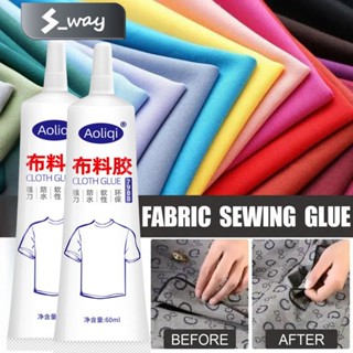 60ML Ultra-stick Sew Glue Sewing Liquid Glue Instant Fabric