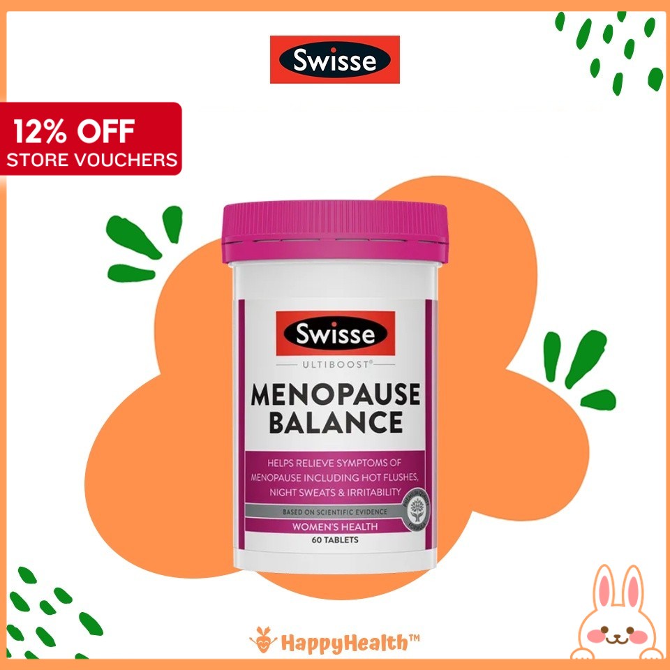 [Authorised Store] Swisse Menopause Balance 60 Tabs [HappyHealth