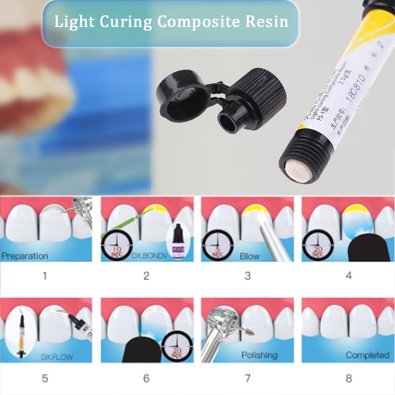 A2 Second Medical Light Curing Composite Resin Universal Dental Filling