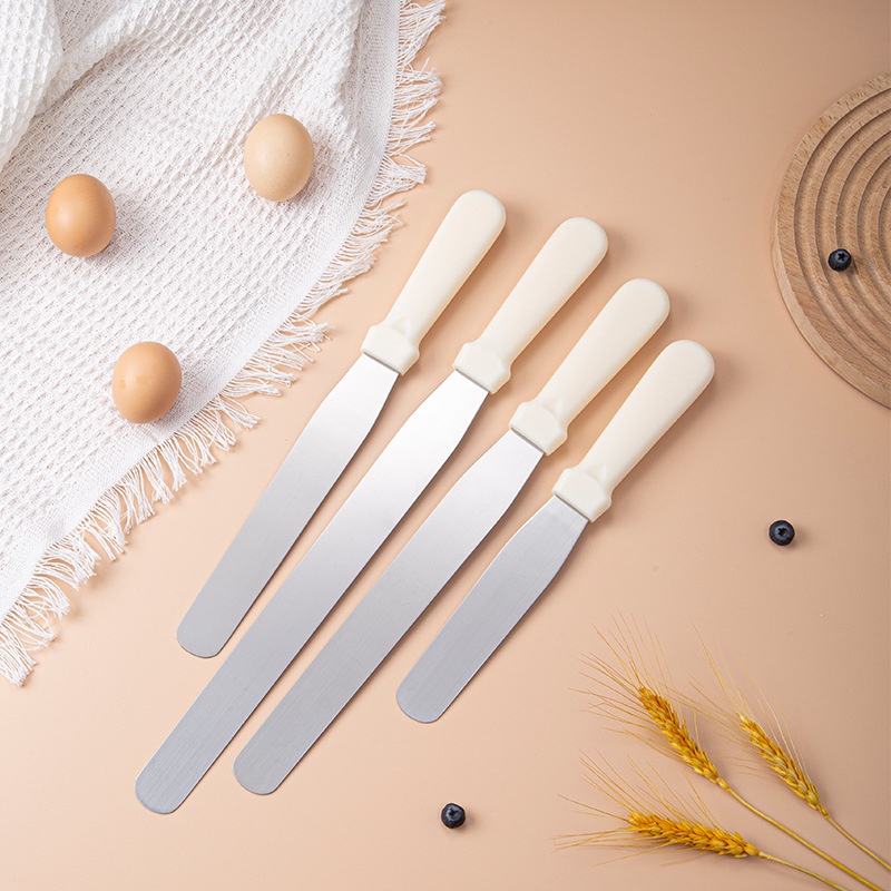 Straight Cake Icing Spatula 6” 8” 10” Professional Stainless Steel Cake
