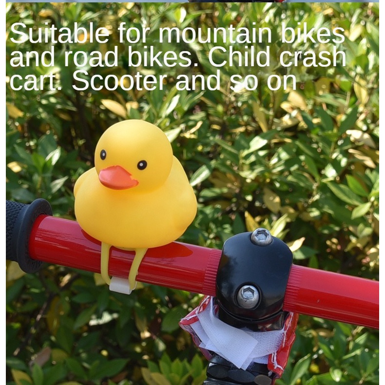 Cute Duck Bell Children's Cartoon Hat Helmet Horn Light Bicycle Warning ...