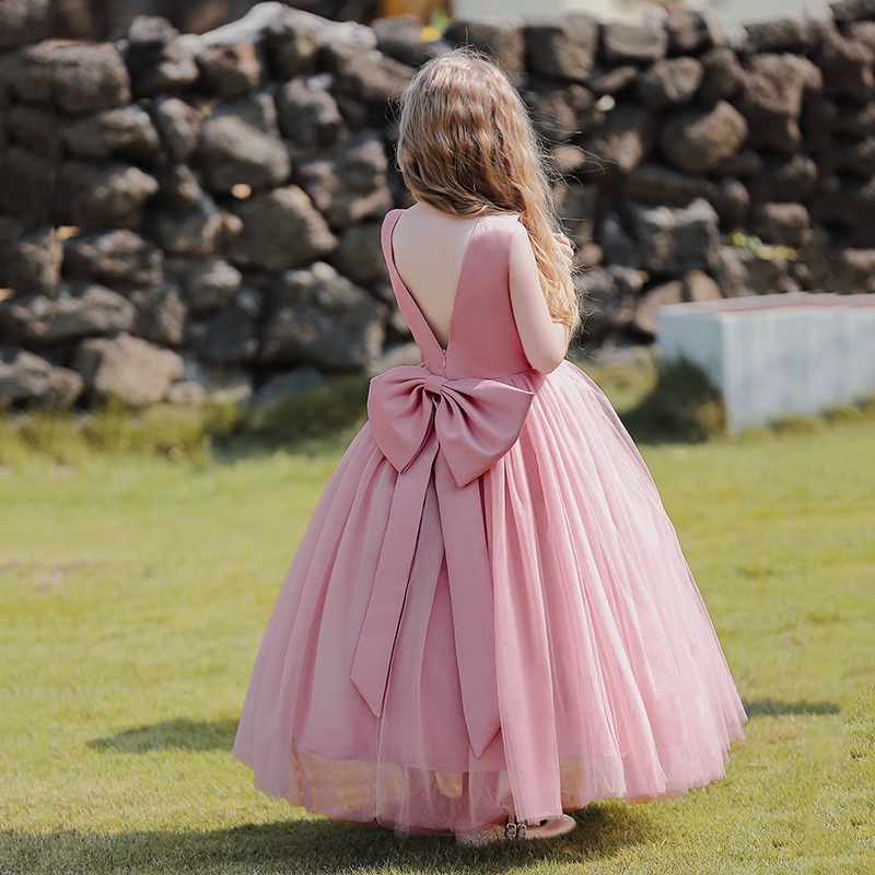 Pink bridesmaid outlet dresses child