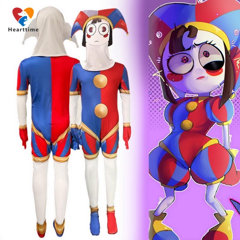 The Amazing Digital Circus Cosplay Pomni Costume Cute Cartoon Anime ...