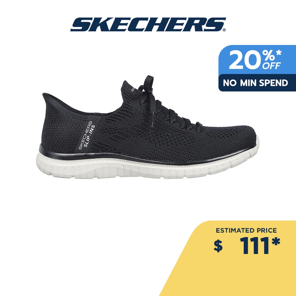 Skechers Women Slip-Ins Sport Active Virtue Divinity Shoes - 104421-BKW  Air-Cooled Memory Foam Engineered Knit | Shopee Singapore