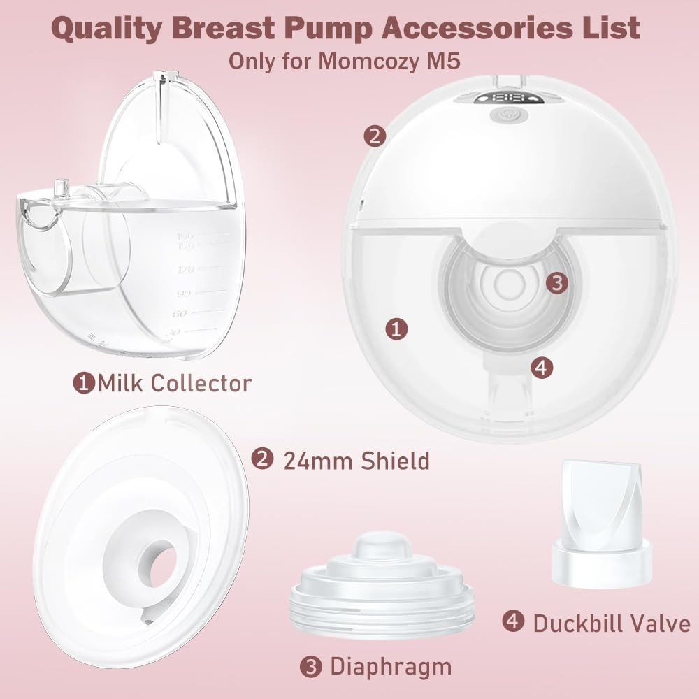 Momcozy Mobile Style | M6 Diaphragm, Original Mobile Style | M6 Breast Pump Replacement Accessories, 2PCS - View #3