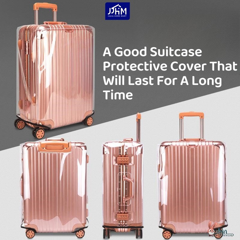 SG PVC Luggage Transparent Cover - Waterproof Plastic Protector ...
