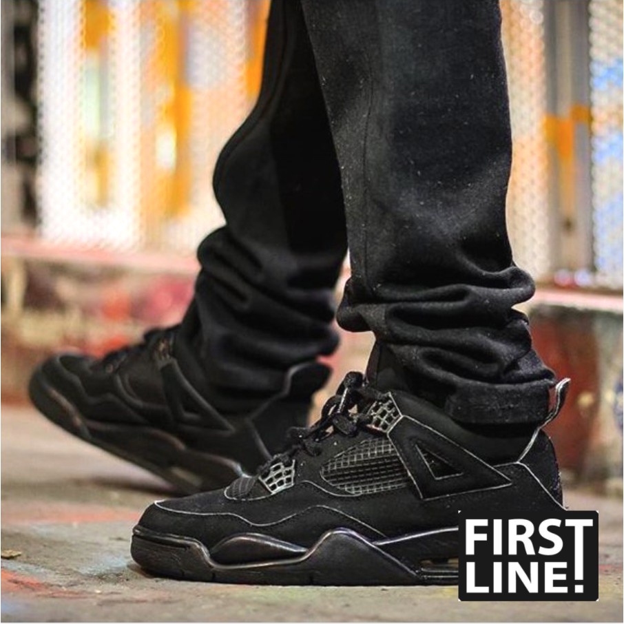 All black 2025 jordan 4