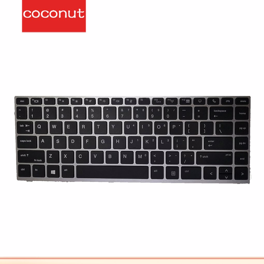 Silver Frame Laptop Mute Keyboard Sensitive Replace Parts Toetsenbord