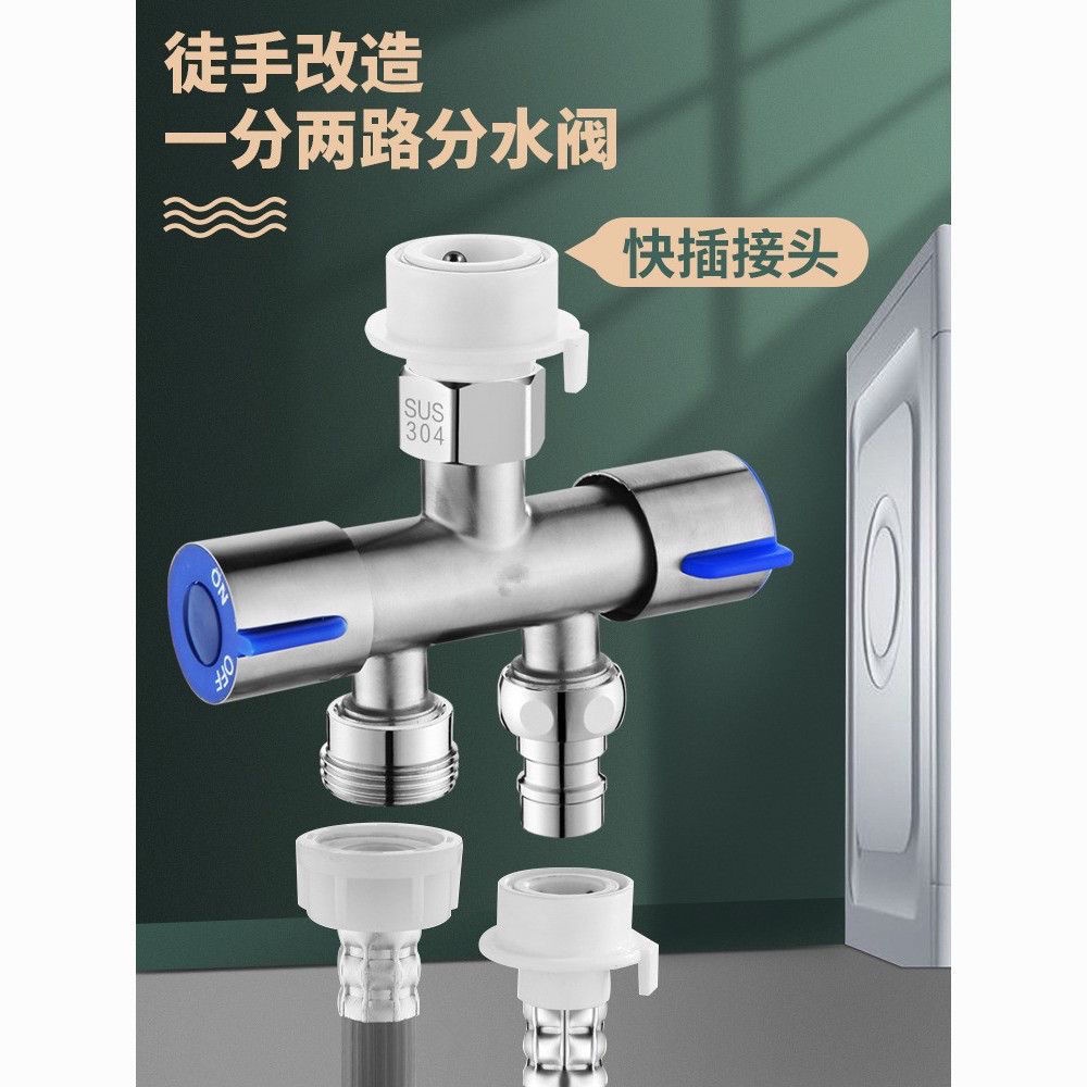 Quick Connector washing machine with one split two joint dual-use ...