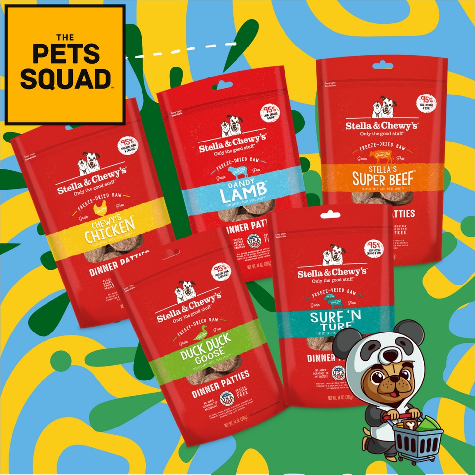 Stella & Chewy's Freeze Dried Dinner Patties 25oz Shopee Singapore