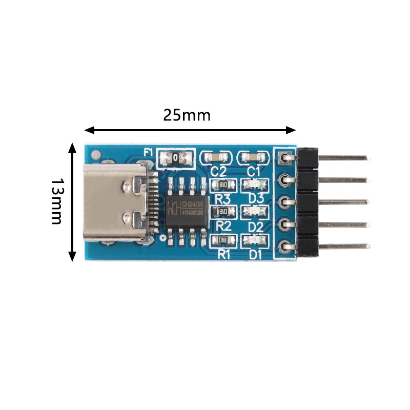 Ch340n TYPEC USB to TTL Module to Serial Port Nine Upgrade Flashing