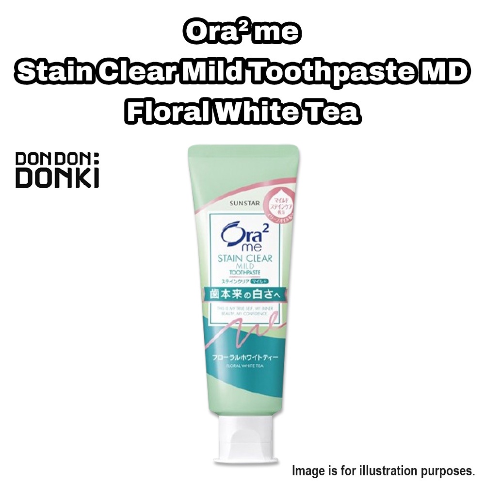 [DONKI]Ora2 me Stain Clear Mild Toothpaste MD Floral White Tea 125g ...