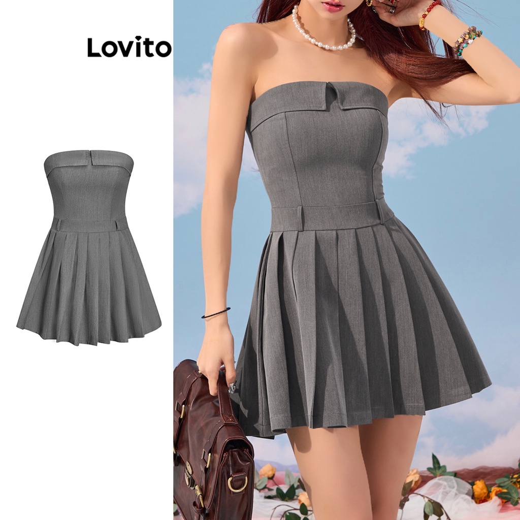 Casual hot sale pleated dress