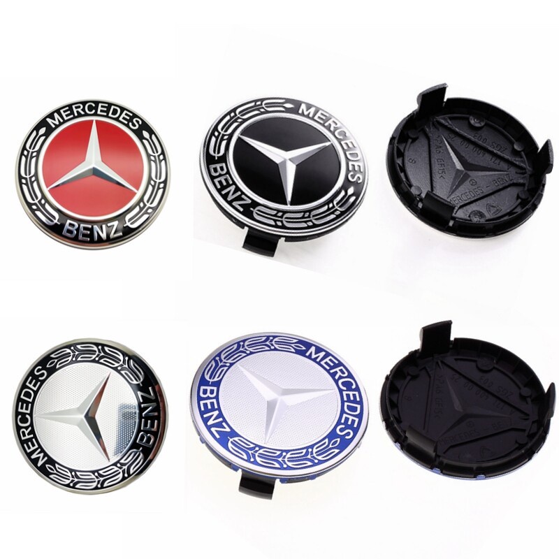 4pcs/set 75mm Wheel rim center hub cover for Mercedes benz Wheel hub