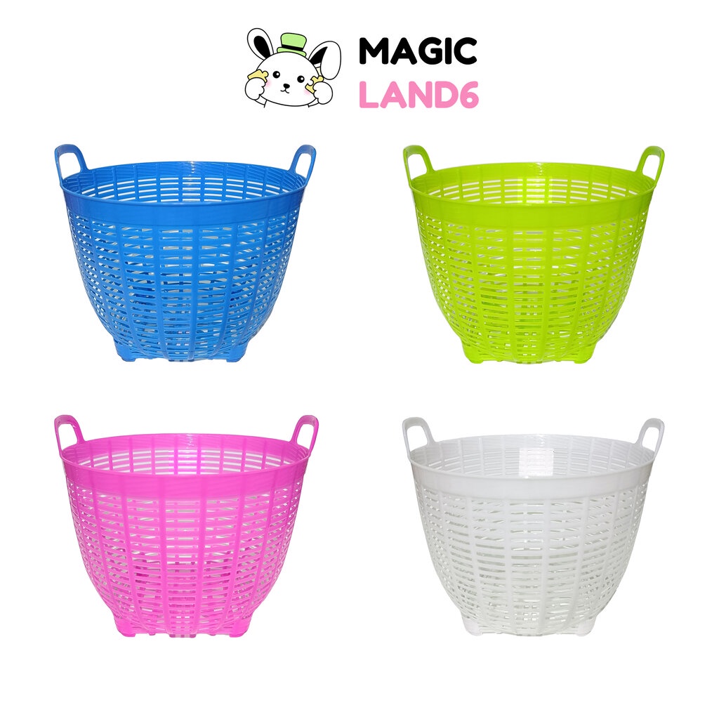 Basket Circle Colorful Round For Storing Things Multipurpose