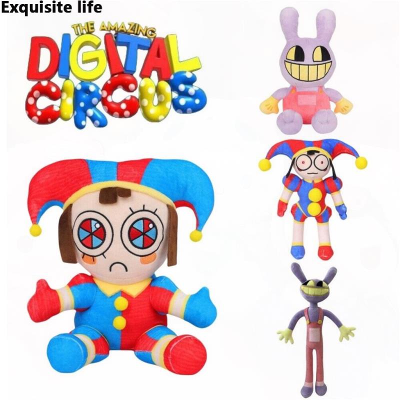 2025 new The Amazing Circus Pomni Jax Plush Cartoon Plushie Toys