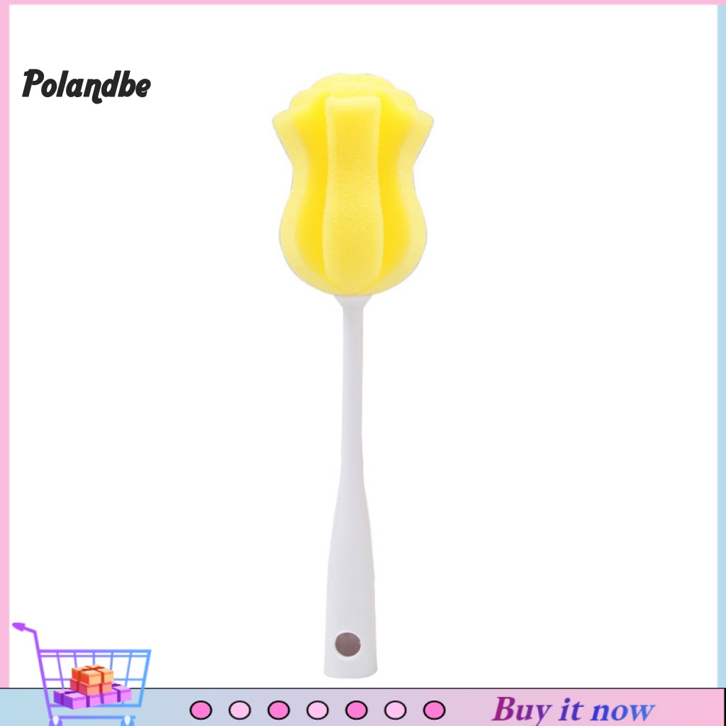 pe Teacup Brush Easy Decontamination Extended Handle Portable Dish