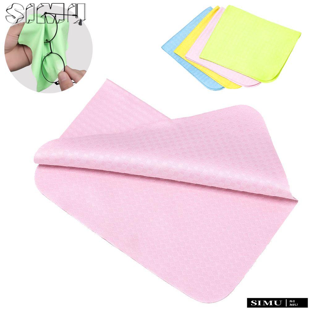 SIMULR 1/2/4PCS Random Color Cleaning Cloths Multifunctional Lens