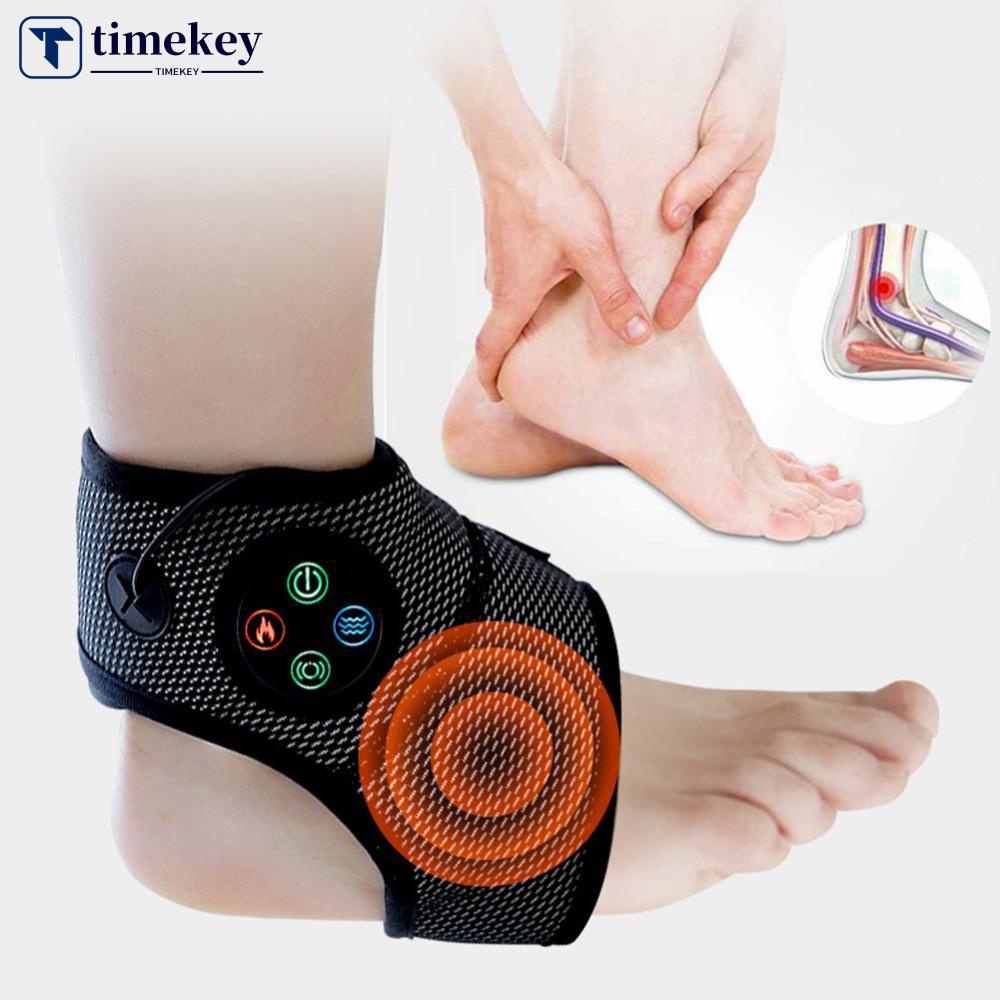TIMEKEY Ankle Massager Movement Compression Vibration Heating Ankle