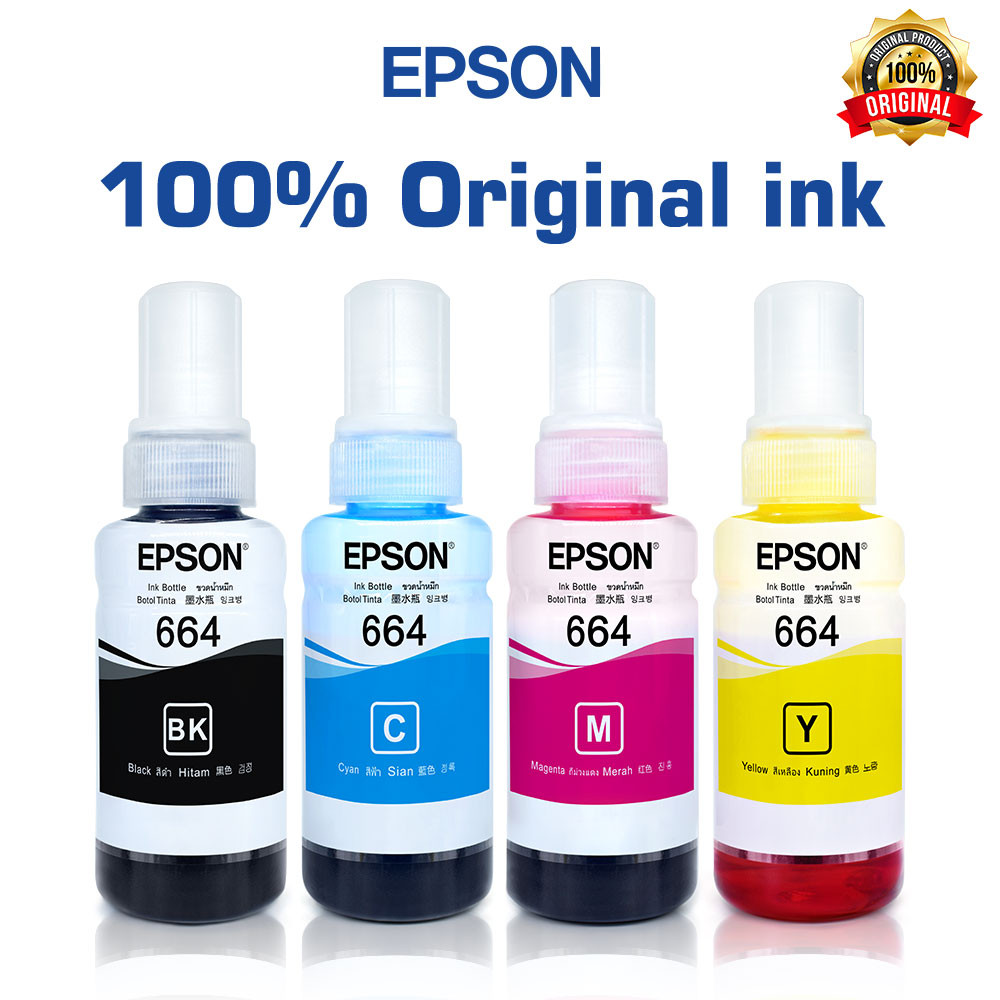 Epson 664 ink Original Genuine Bottle T664 ink L350 L110 L355 L365 L120 ...