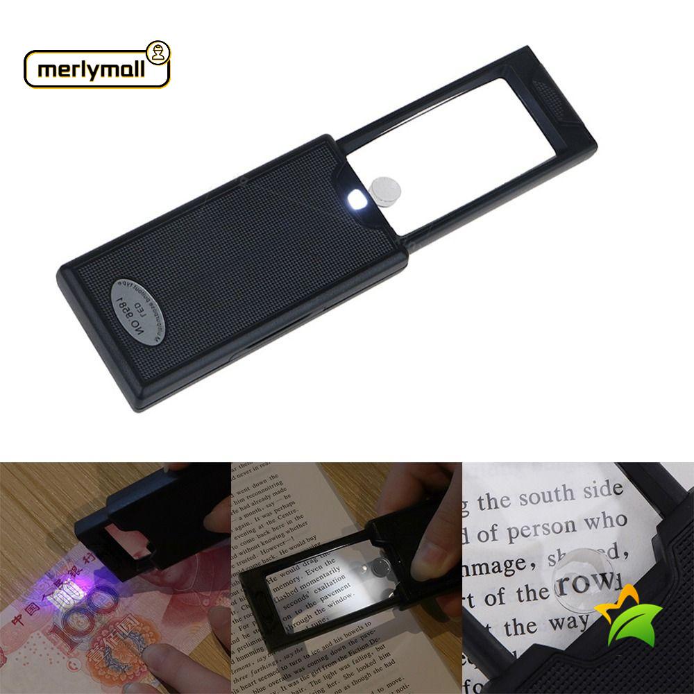 MERLYMALL Folding Magnifier, Foldable Optical Lenses Jewelry Magnifier ...