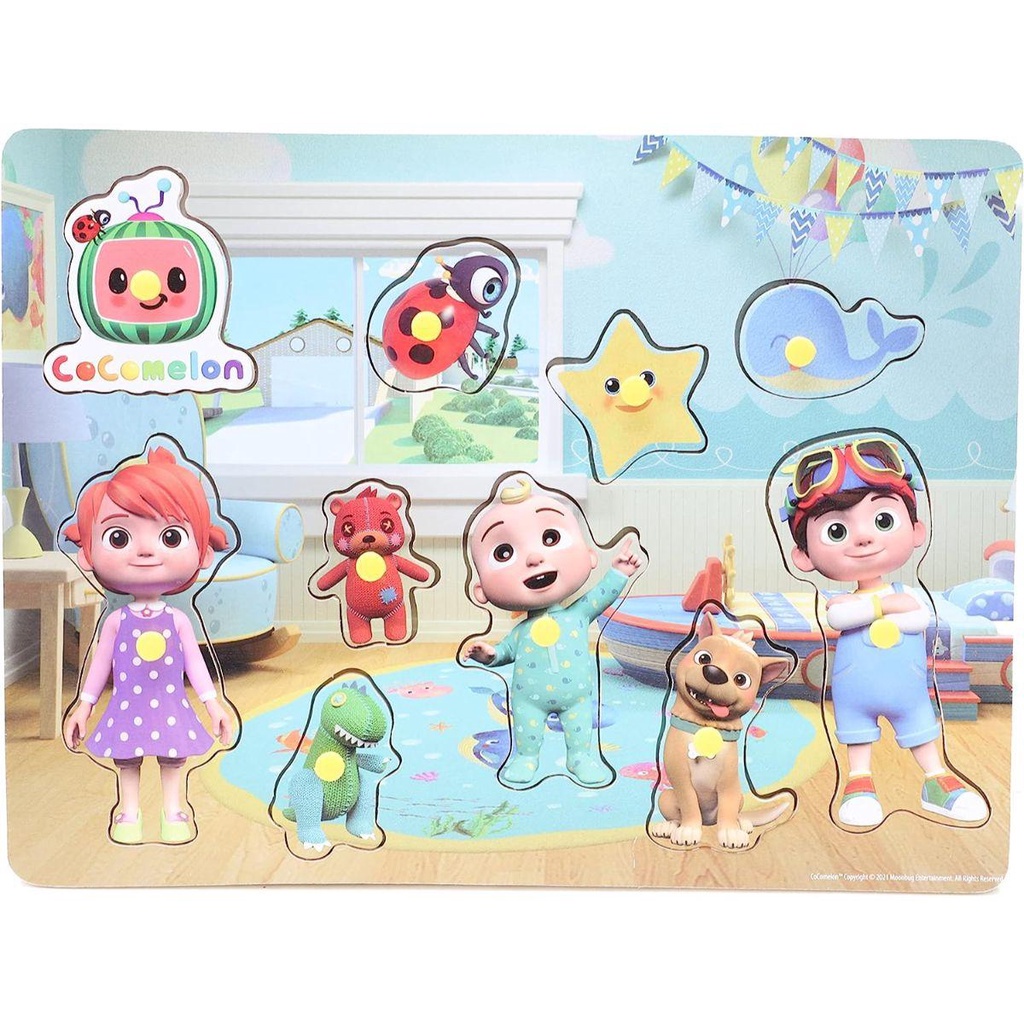 Cocomelon Character Peg Board | Shopee Singapore