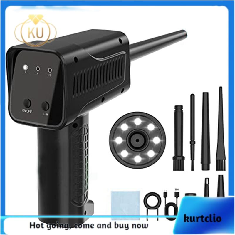 [kurtclio.sg]Dust Blower Electric Compressed Air Spray, PC Cleaning Set