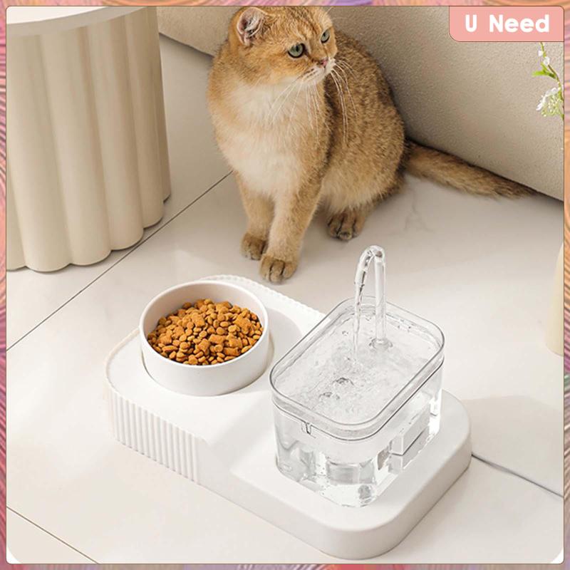 Pet Bowl Food Water Feeder Dog Cat Puppy Small Animals Eating