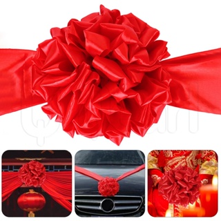 Red Car Bow Large Car Bow for Decoration - China Wedding Car Bows