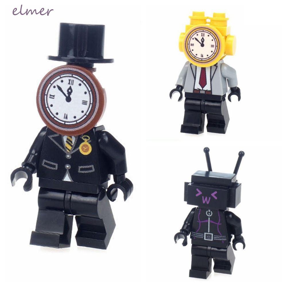 ELMER Main Clock Man Building Blocks, Main Clock Man Titan TV Man