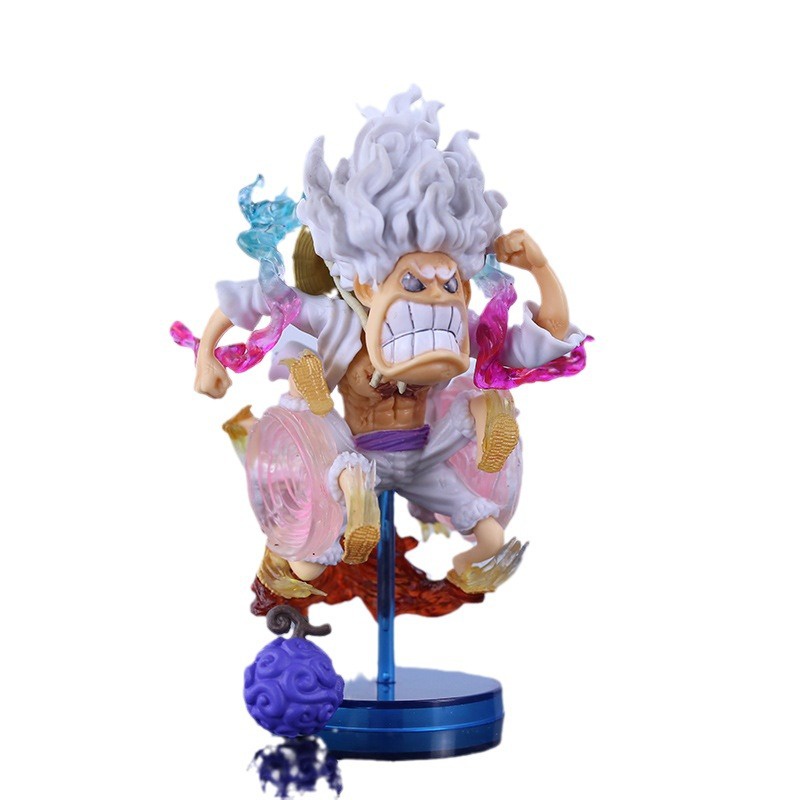 Ere1 One Piece Nika Luffy Action Figure Running Model Dolls Gear Fifth ...