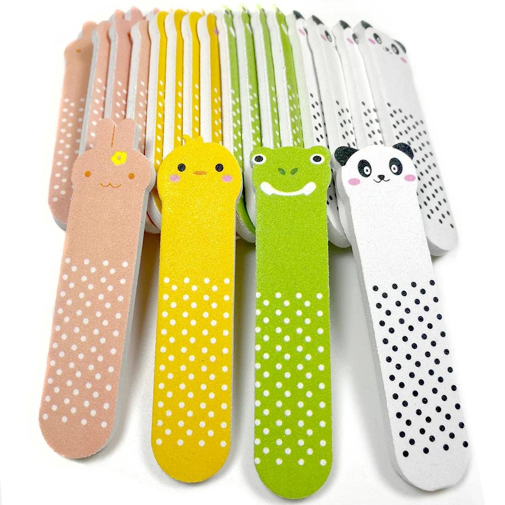 Cute Animals Mini Small Nail Buffer File Random Sandpaper Finger Tips ...