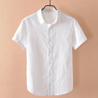 White button up on sale shirt short sleeve