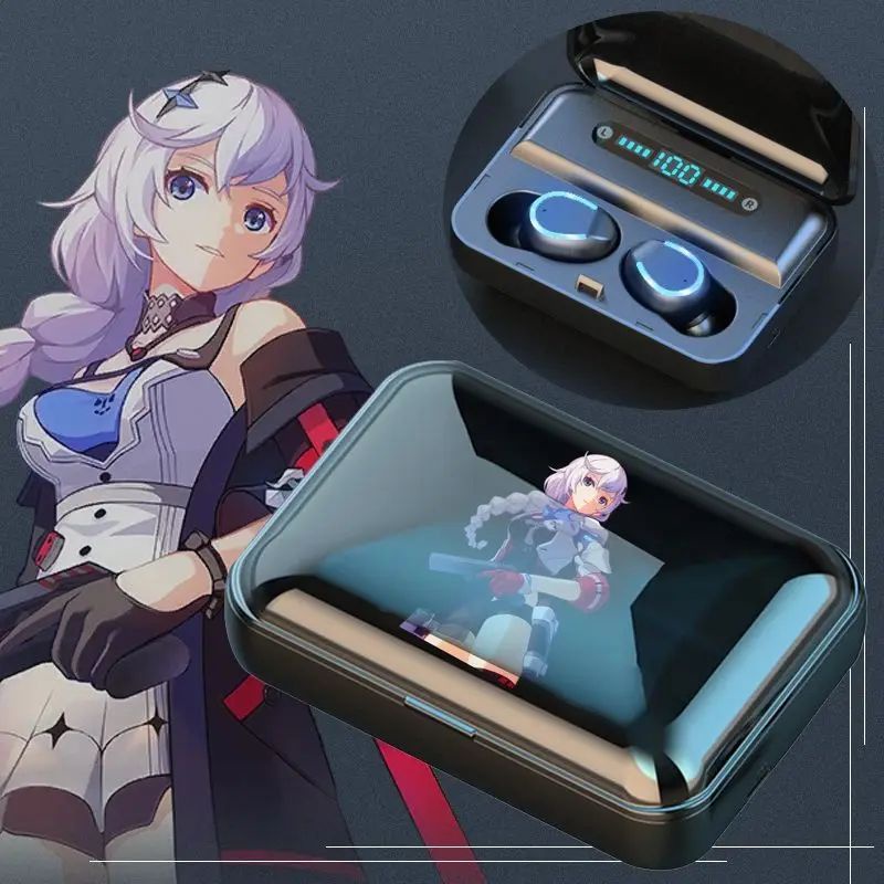 Game Honkai Impact 3 Seele Vollerei Bronya Zaychik Bluetooth earphones ...