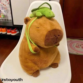 Cute Capybara Plush Toy Soft Funny Stuffed Animal Throw Pillows Doll For Children Gift