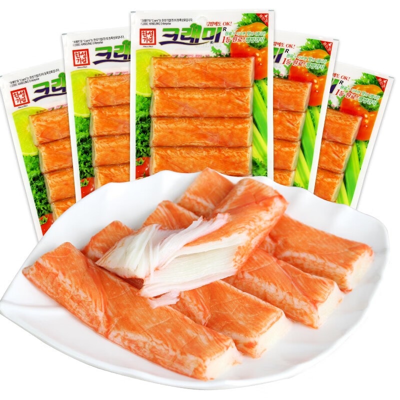 Ke Lai Mei Imported From South Korea Surimi Stick Instant Crab Sticks