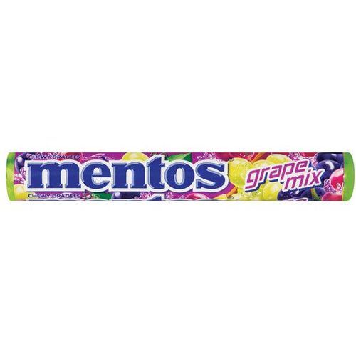 Mentos Grapes Chewy Dragees 38g | Shopee Singapore