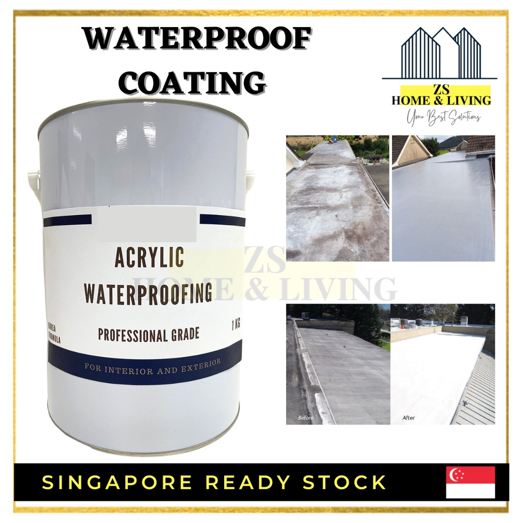 SALES! ZS Waterproof Acrylic Coating Heavy Duty Leak Seal Repair