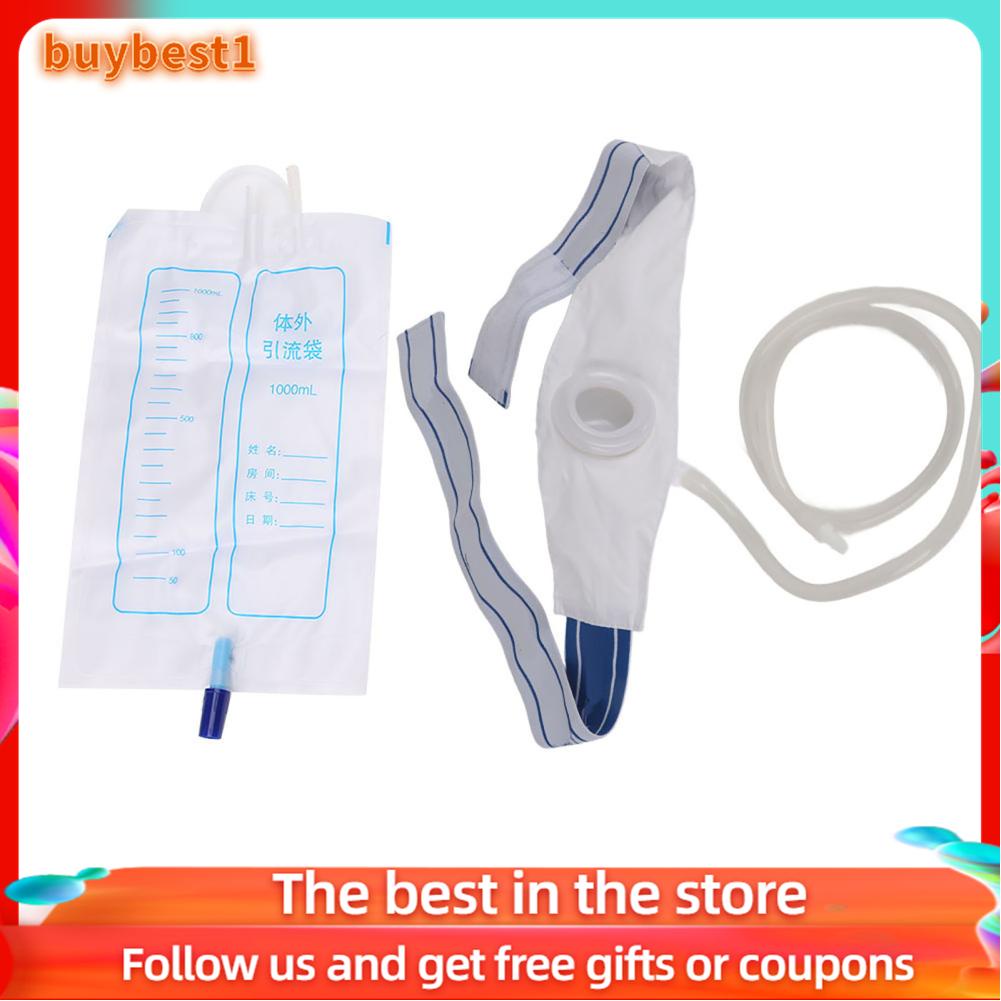 Buybest1 Catheter Night Bag Double Sealed Bags Backflow Prevention for