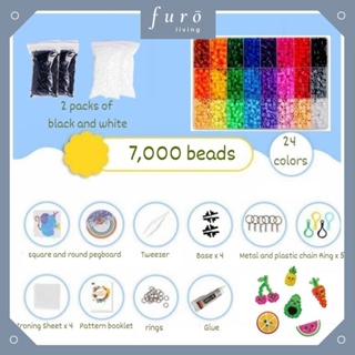 2.6mm/1000pcs bag Mini Perler Hama Beads Iron Beads for Kids Diy