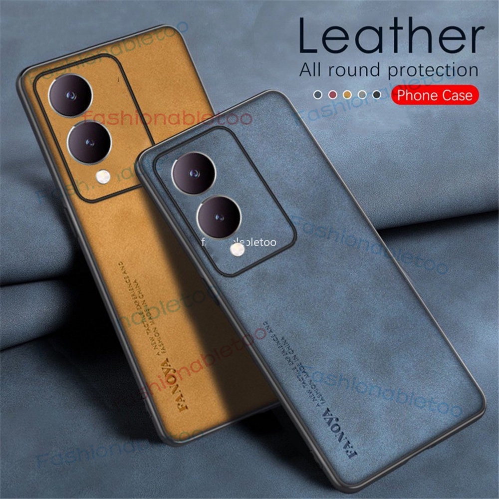 Casing For Vivo Y36 4G Y 36 vivoY36 Phone Case Back Cover Shockproof Bumper  Luxury Plating Straight Edge Soft Flexible All Include
