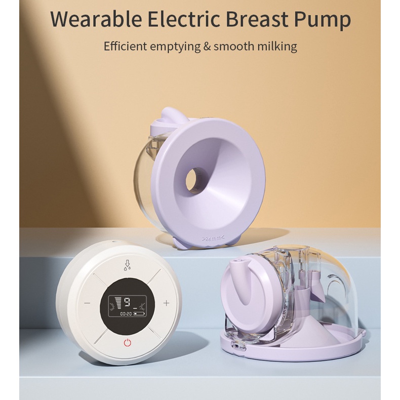 ZRX-0205 Wearable Breast Pump for Breastfeeding Portable Electric Breast  Pump Hands Free 3 Modes 9