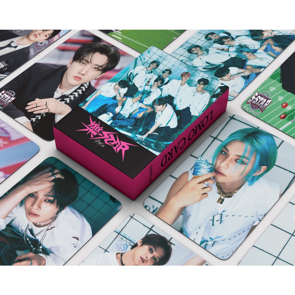 Set 55 Photocard Stray Kids Maniac – Carte Lomo Da 5,5x8,5 Cm, 2° World Tour, Album Fan Regalo Ufficiale Stray Kids 2ND World Tour