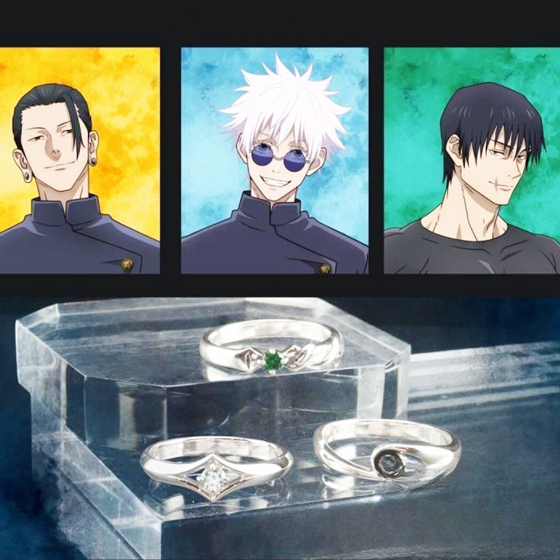 Anime Jujutsu Kaisen Rings Satoru Gojo Geto Suguru Fushiguro Toji Metal ...