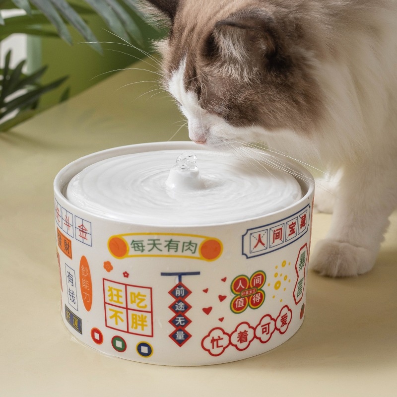 Usb Ceramic Pet Water Dispenser Smart Water Dispenser Automatic