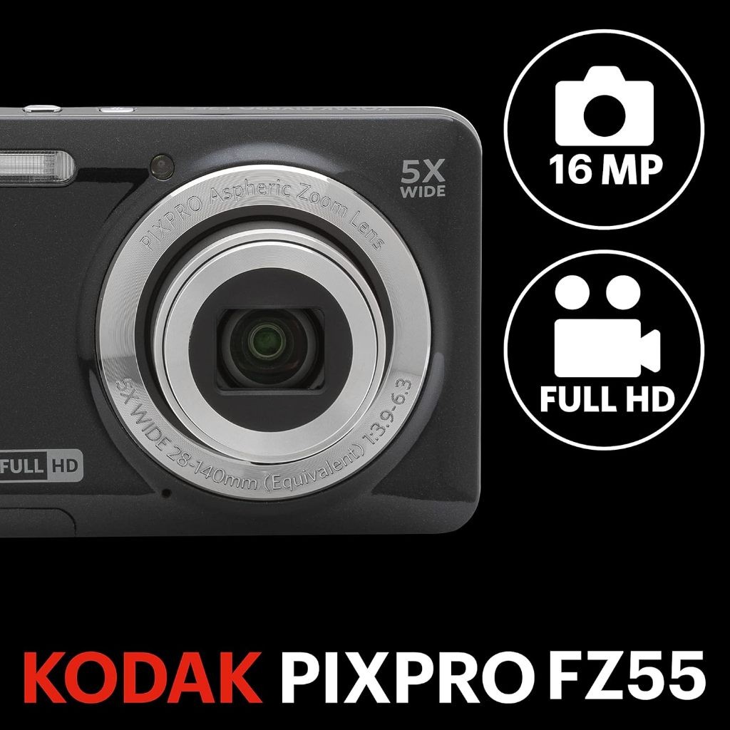 KODAK PIXPRO FZ55 16MP Digital Camera | Shopee Singapore